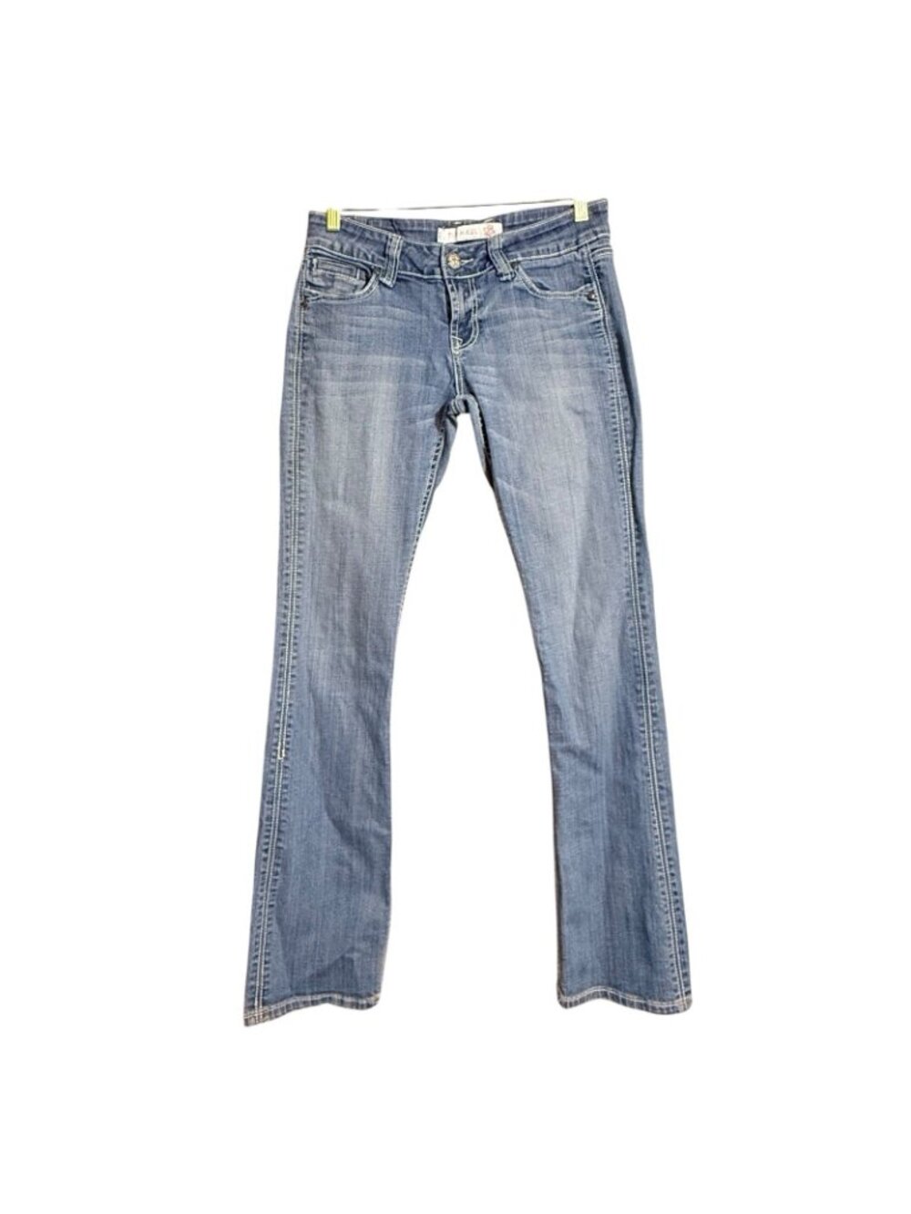 Tin Haul Jeans Bootcut Straight Women Size 29L Cowboy Cowgirl Embroidered Logo - Picture 3 of 12